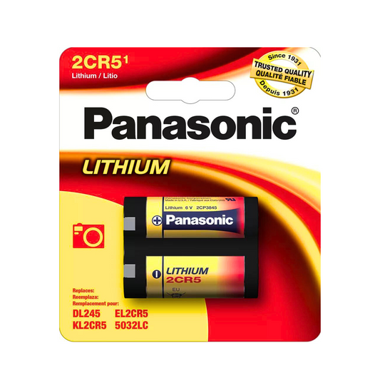 2CR5 Panasonic 6 Volts (5032LC / 245AA / 23-178)